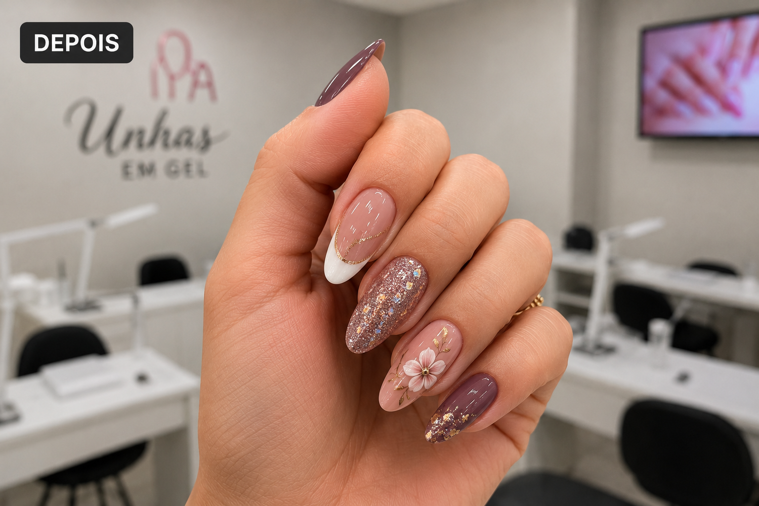Depois da nail art